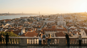 里斯本金色时刻城市全景